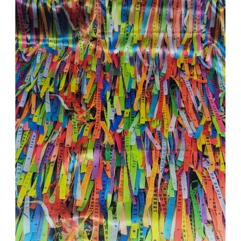 Tecido Cetim Estampado Digital Senhor do Bonfim