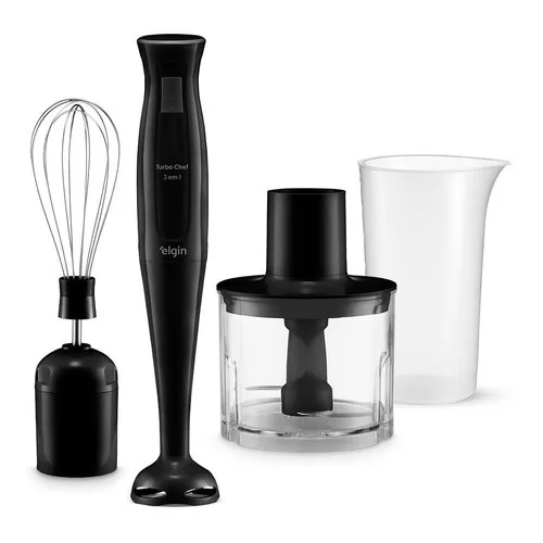 Mixer Turbo Chef 3 Em 1 200w Cor Preto Elgin
