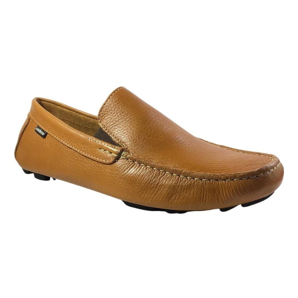 Mocassim Masculino Em Couro Andacco 9837