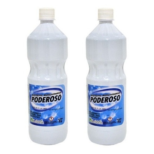 Kit 2 Unidades Detergente Enzimático 5 Enzimas 1 