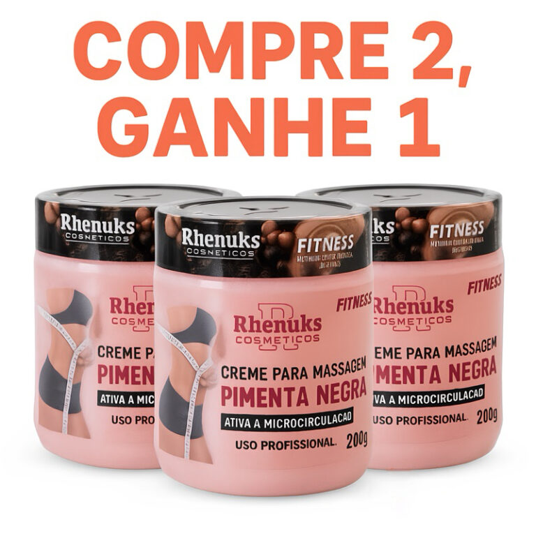 Kit 3 Gel Creme Redutor de Medidas 200g Pimenta Ne