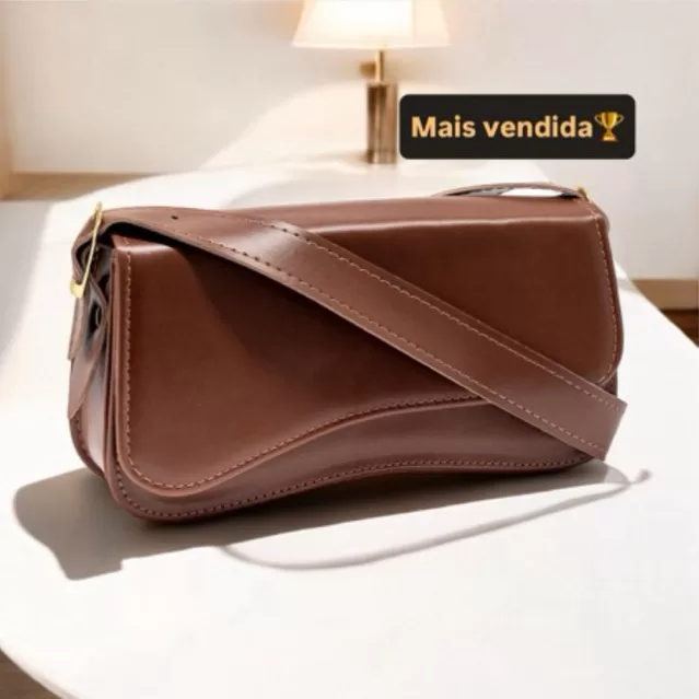 Bolsa Feminina Baguete de Ombro  Primeira Linha En