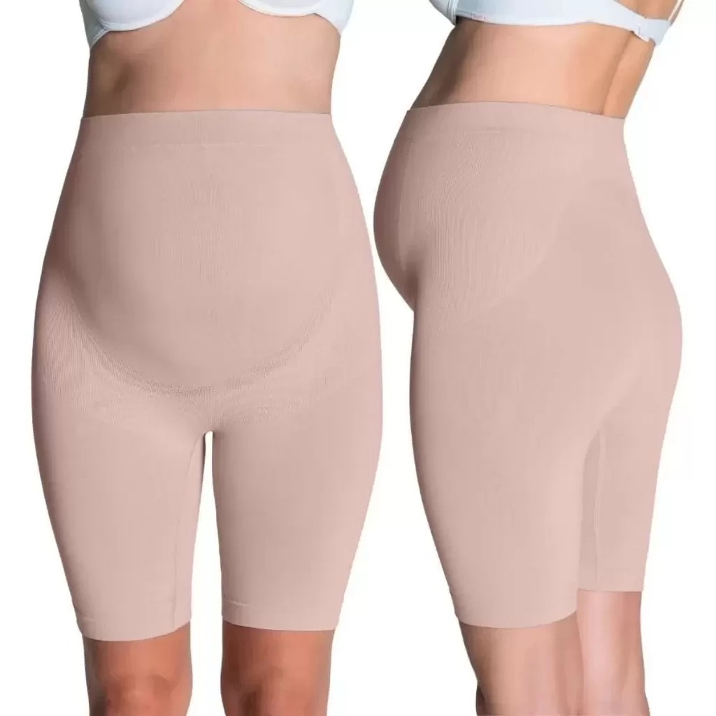 Kit 2 Bermuda Lupo Gestante 40330 Grávida Calcinha Boxer Sem Costura Original Maternidade