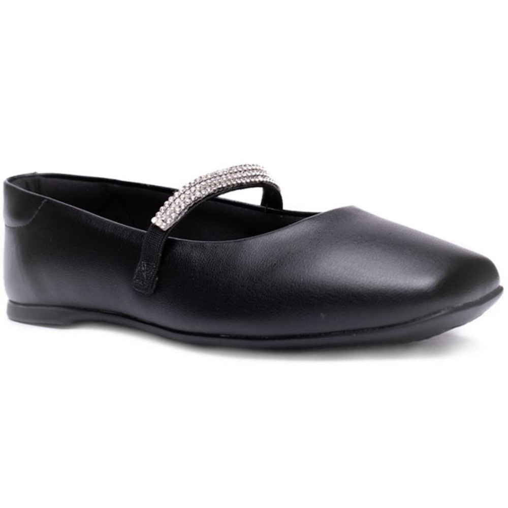 Sapatilha Molekinha Boneca Strass Menina – Preto