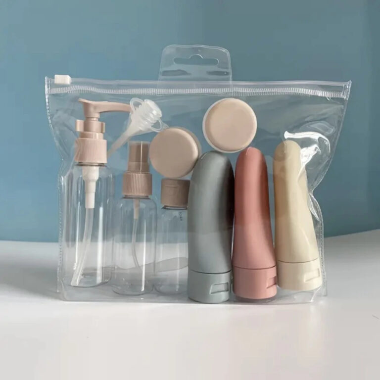Kit De Frascos Para Viagem 11 Peças Creme Cosmét