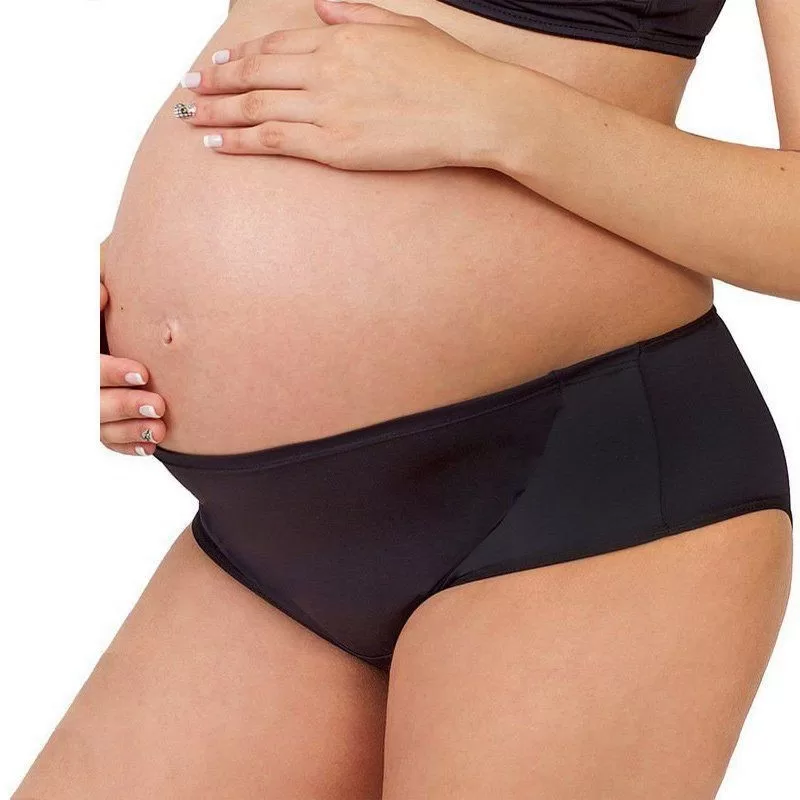 Calcinha gestante alta microfibra moda intima lingerie Morisco
