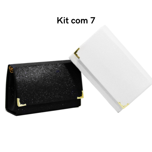 Kit com 7 Bolsas clutch de mão feminina bolsa car