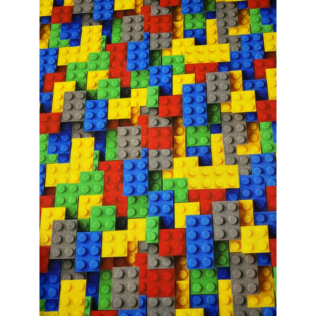 Tecido Tricoline Estampado 100% Algodão – Legos
