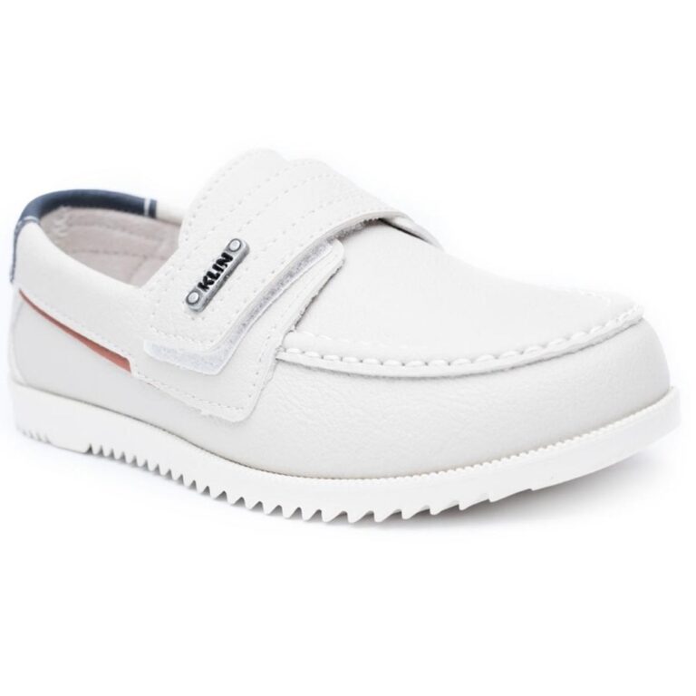 Mocassim Infantil Klin Sider Menino – Creme
