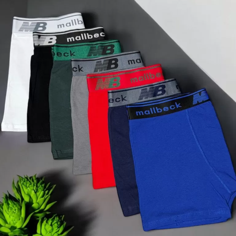 Kit 10 Cuecas Boxer de ALGODÃO Masculina Box Adul