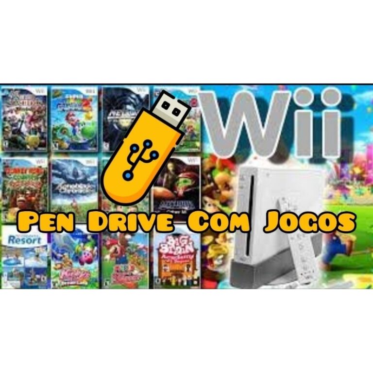 Jogos Nintendo Wii via P/ drive