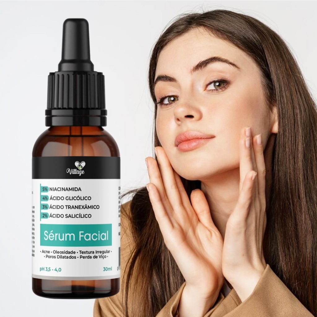 Sérum Clareador de Manchas Facial – Hidratante Vittage 30ml