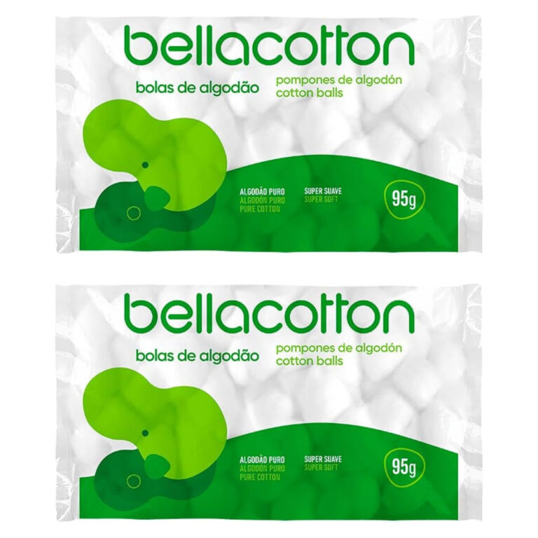 KIT 2 Bolas de Algodão Bellacotton 95g cada