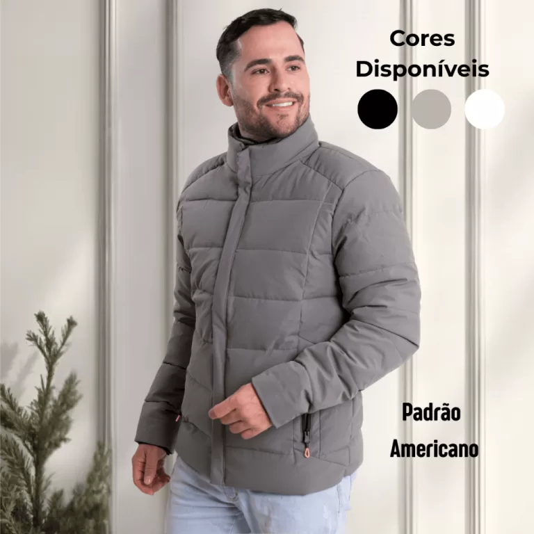 Jaqueta Bobojaco Puffer De Nylon Resistente A Águ