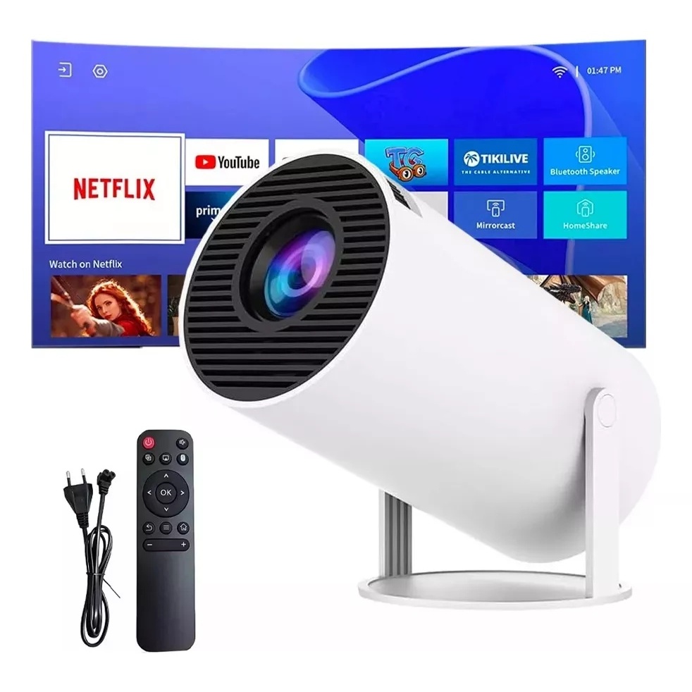 Projetor HY 300 4K HD 150 Polegadas Celular, Tv B0x, Xbox, PS, Pc, Wifi e Bluetooth Magcubic Bivolt
