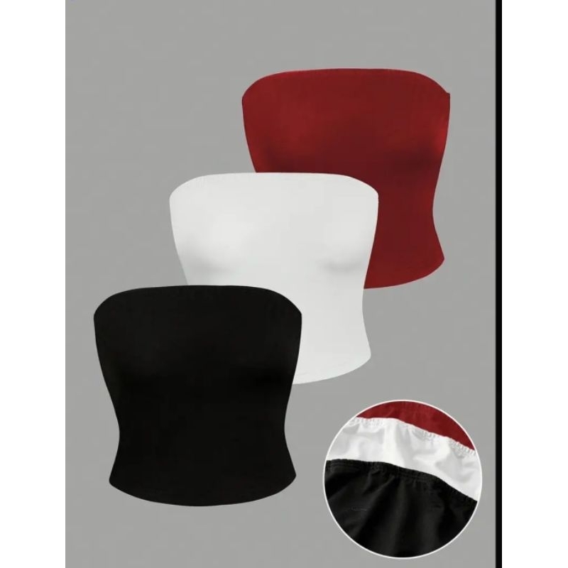 Kit 3 Cropped  Top Tomara que Caia