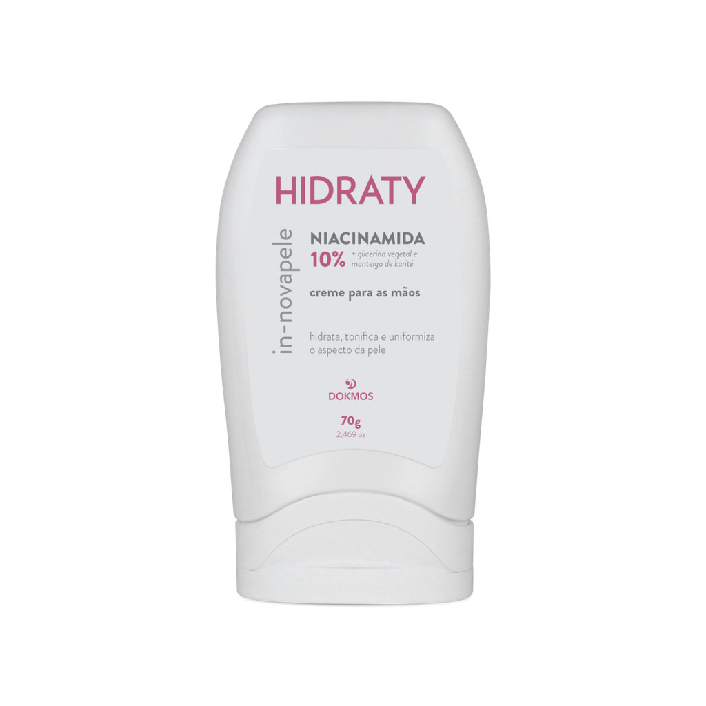 Hidraty Niamicida 10% creme para as mãos – Dokmos 70g
