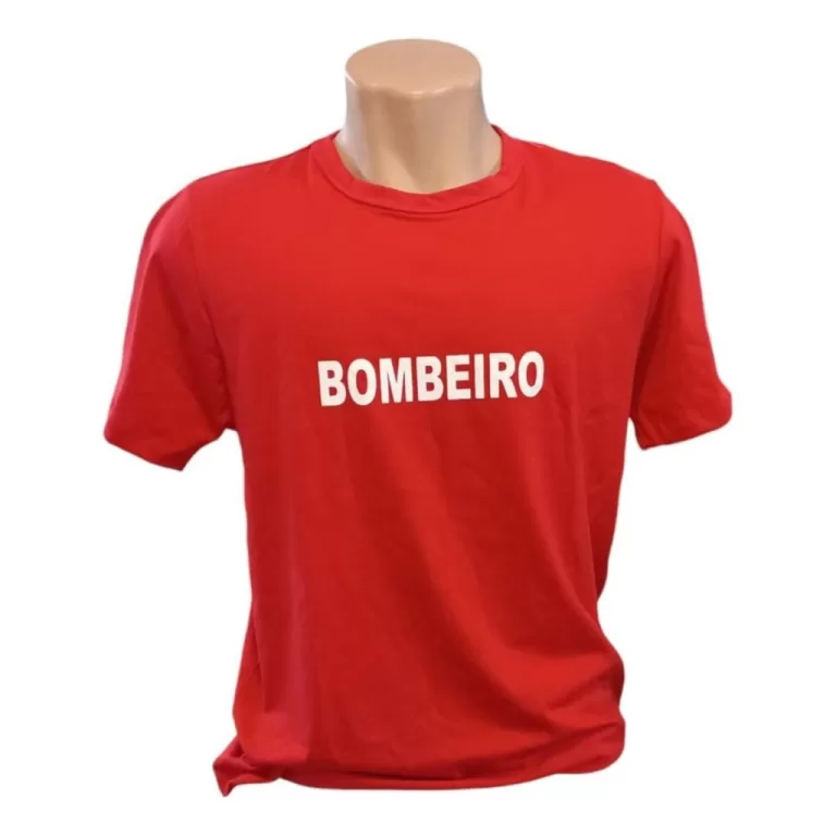 Camiseta Bombeiro Unissex Fantasia – Festa