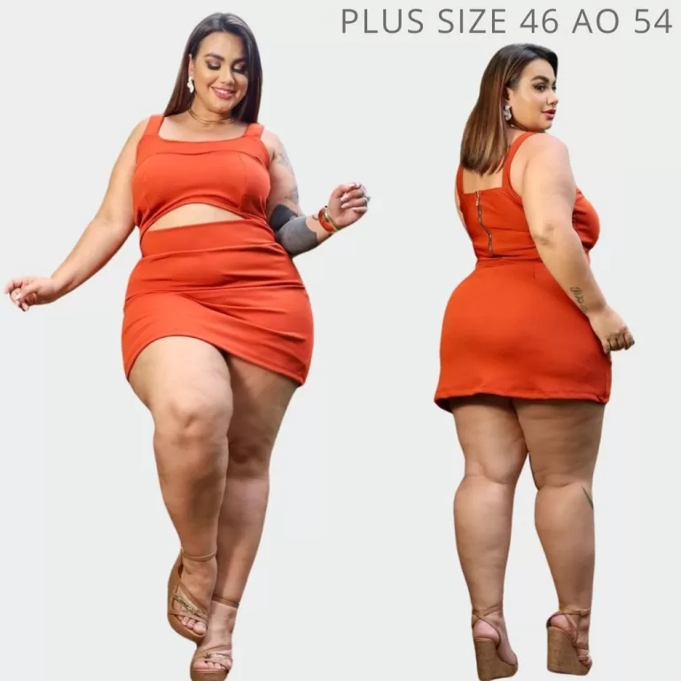Macaquinho Vestido Montaria Plus Size Terracota Al