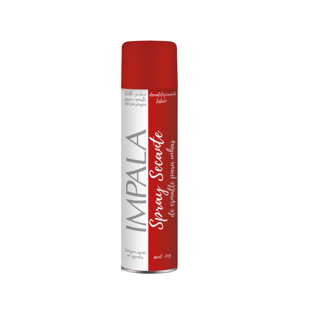Spray Desodorante Secante De Esmalte Manicure Impala 400ml