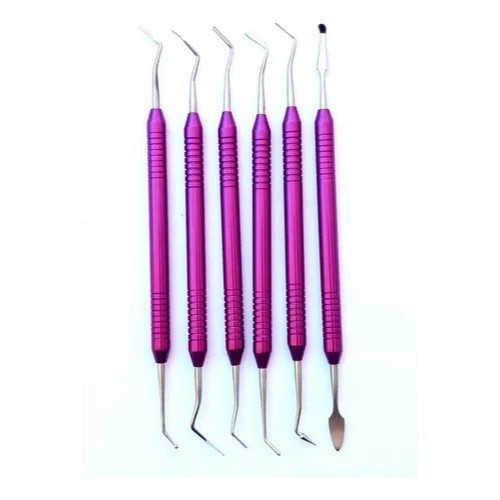 Kit De Espátula Para Restauração Resina  Roxo
