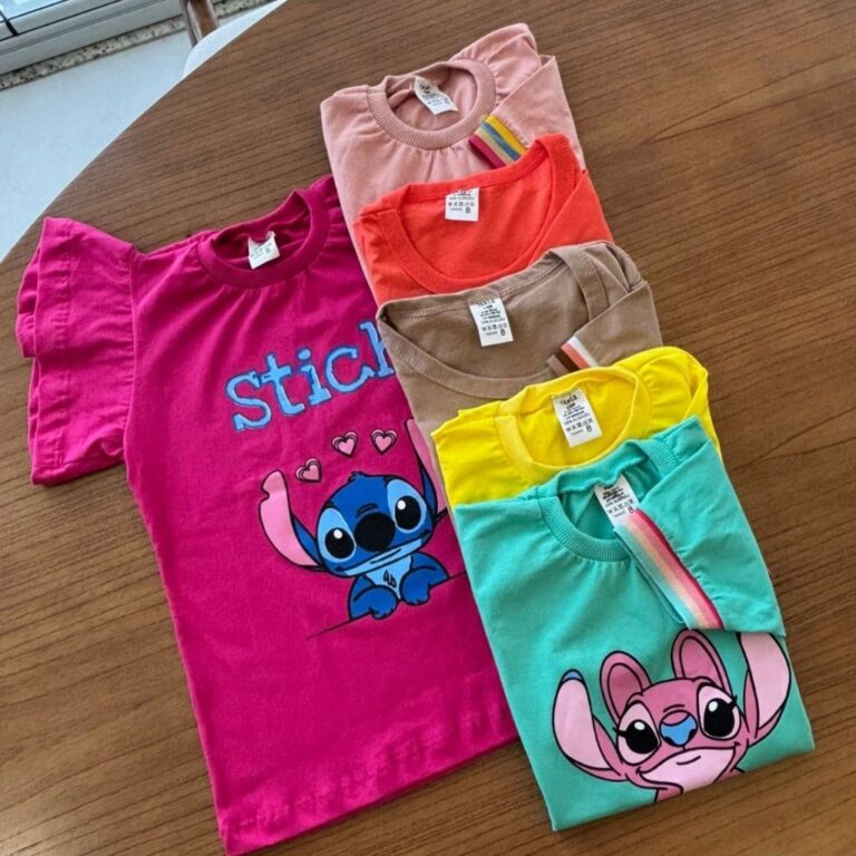 kit Com 5, Kit com 3 ou Kit com 2 Peças Tshirt in