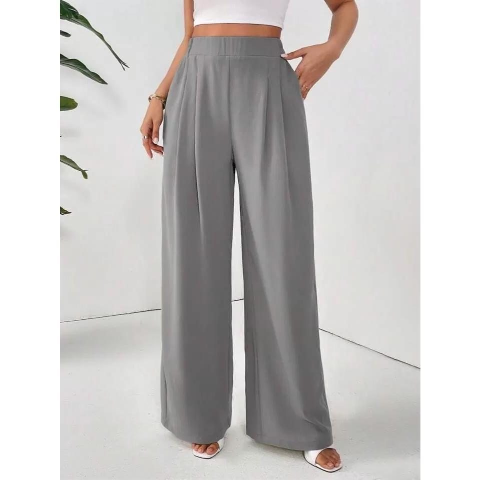 Calça Pantalona Viscolycra alfaiataria elástico na parte de trás tamanho P, M G e GG