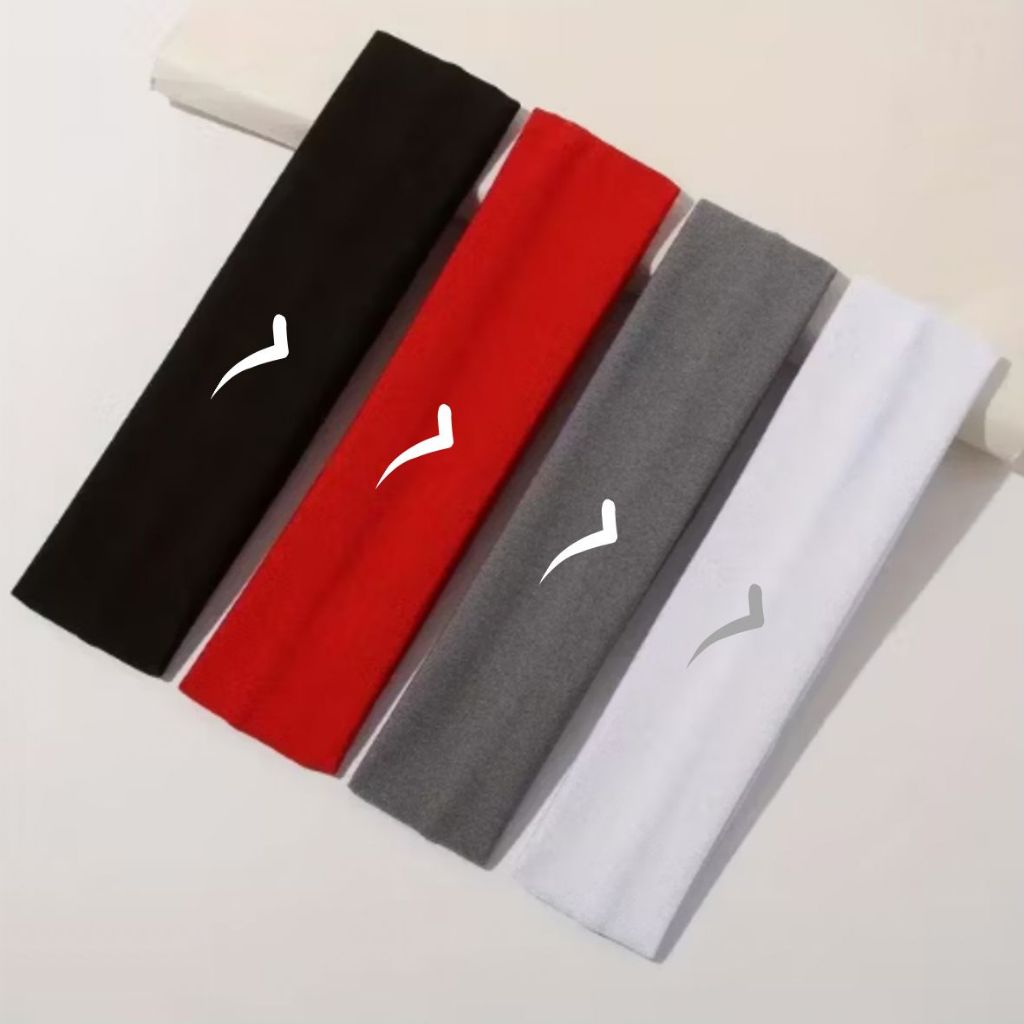 Kit com 2 testeiras anti suor faixa para cabelo envio em 24h esportes fênix