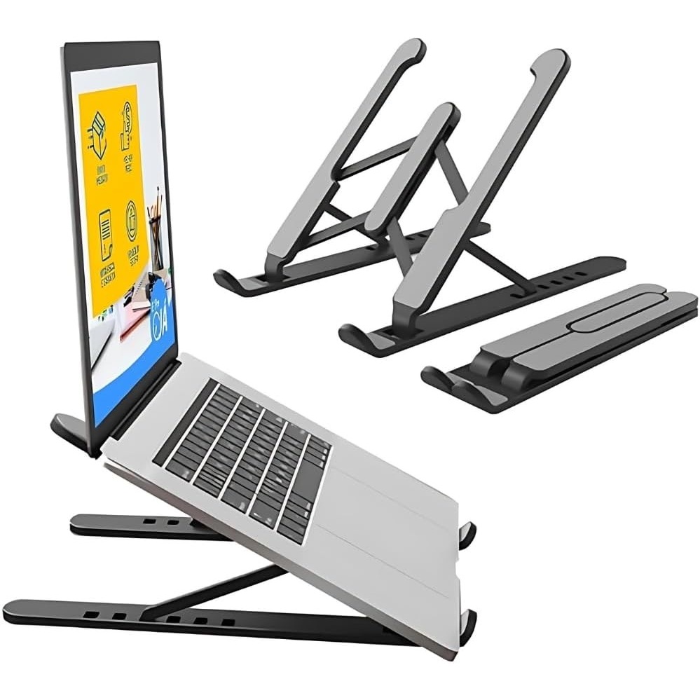 Suporte Apoio De Notebook Laptop Compacto Articulado Preto Suporte Base Home Office