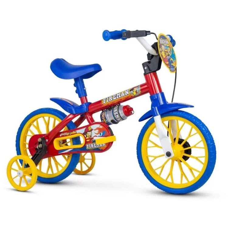 Bicicleta Bicicletinha Infantil FireMan Aro 12 