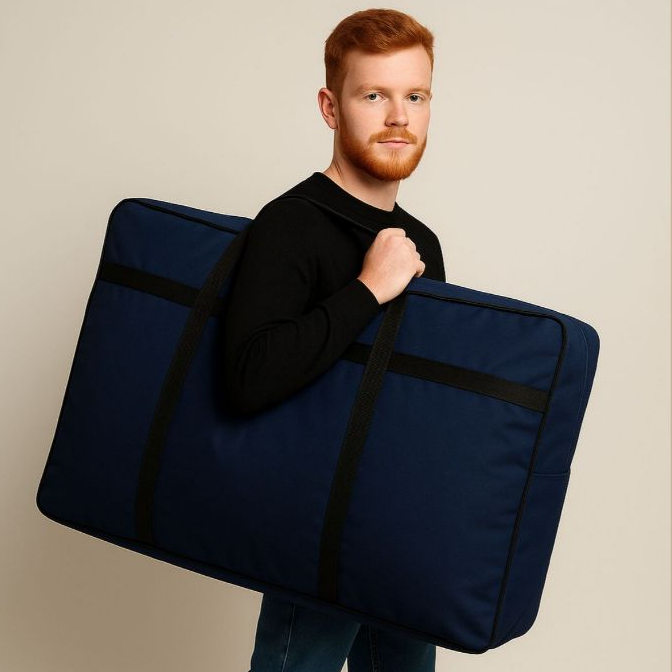 Sacolão Gigante Bolsa de Viagem Mudança Dobráve