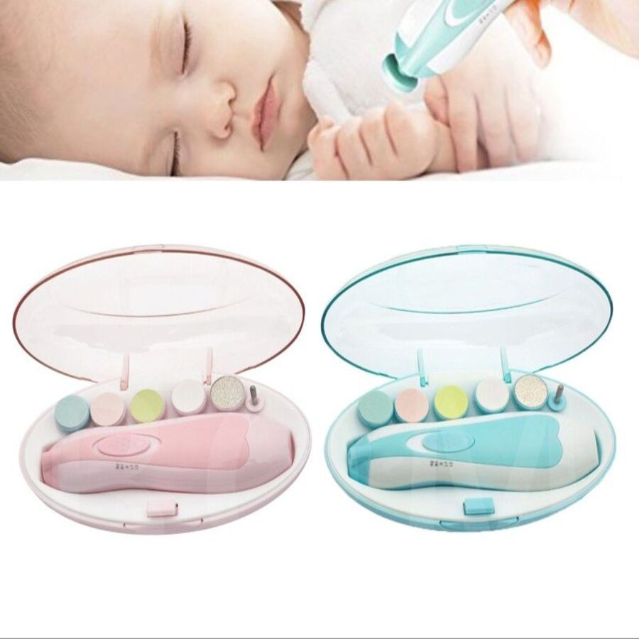 Cortador Aparador De Unha Elétrico Lixa Bebê Infantil