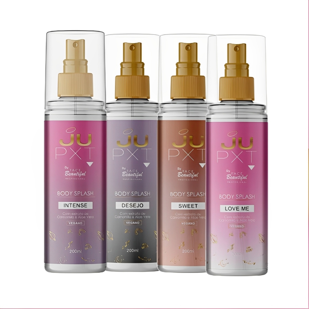 Body Splash 200ml JUPXT Com Extrato de Camomila e Aloe e Vera NOVA EMBALAGEM