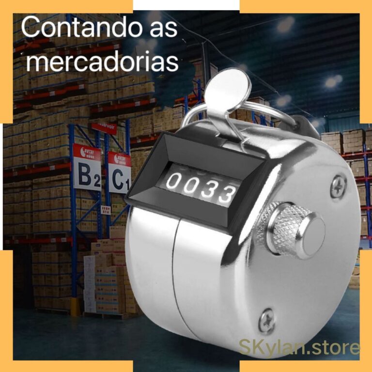 Contador Manual De Pessoas 4 Digitos Controle Entr