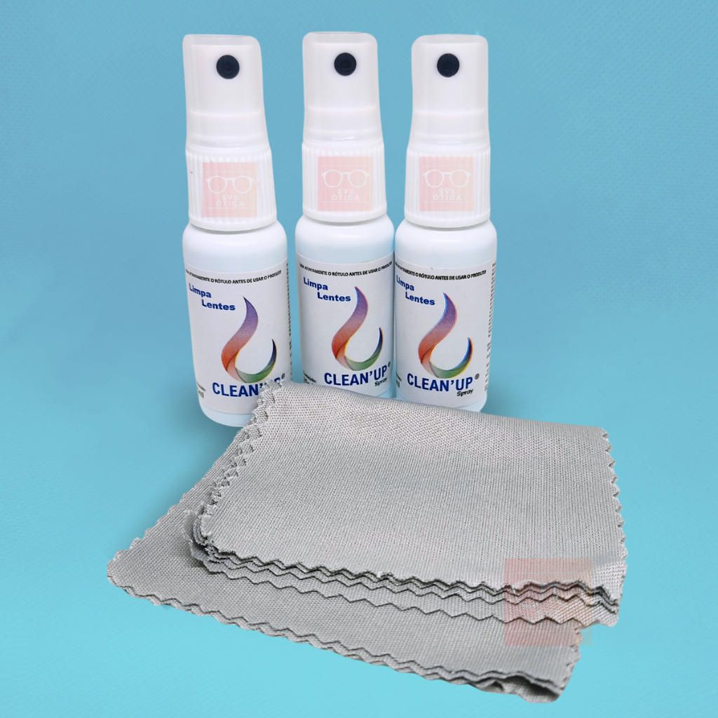 Kit 3 Limpa Óculos Celular Limpa Lentes com 5 Flanelas Limpa Tela Tv Celular Notebook