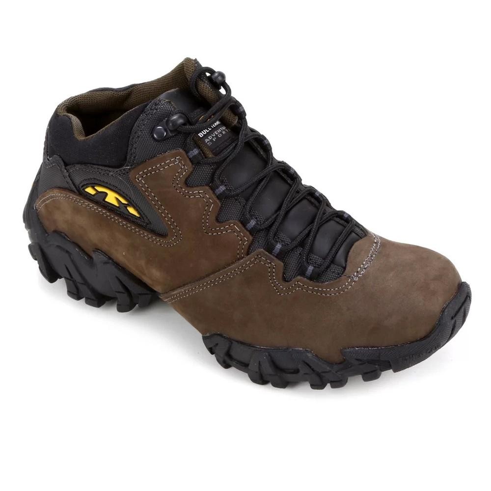 Bota Couro Bull Terrier Bruce Masculina – Marrom