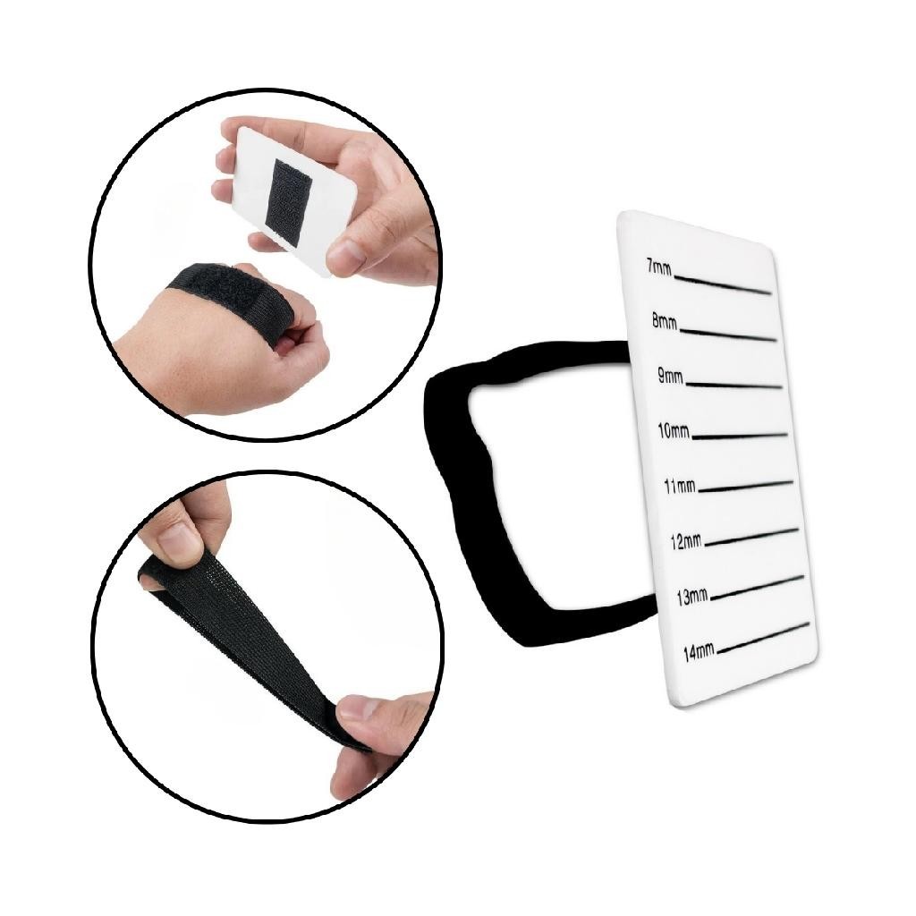 Bracelete Suporte de Cílios Elástico Alongamento Extensão Lash Designer