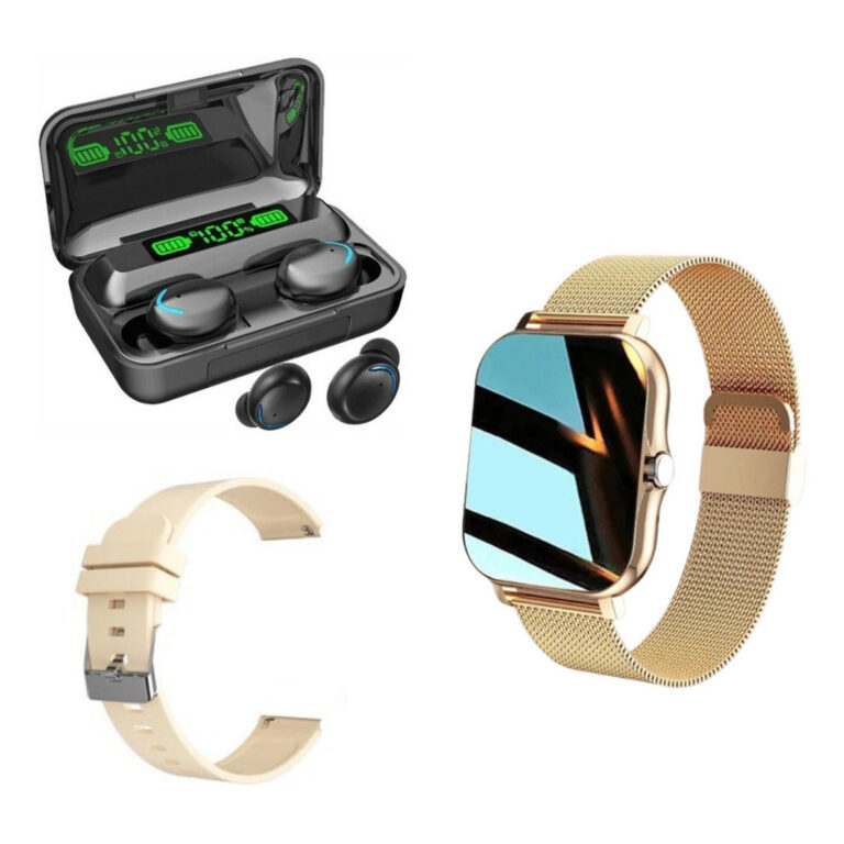 Kit Fone De Ouvido Sem Fio Relogio Smartwatch C/ 2