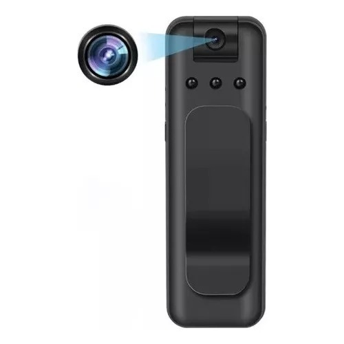 Câmera Corporal Hd 1080p Mini Visão Noturna Dete