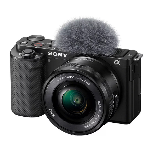 Câmera Mirrorless Sony Alpha ZV-E10 Kit Lente 16-
