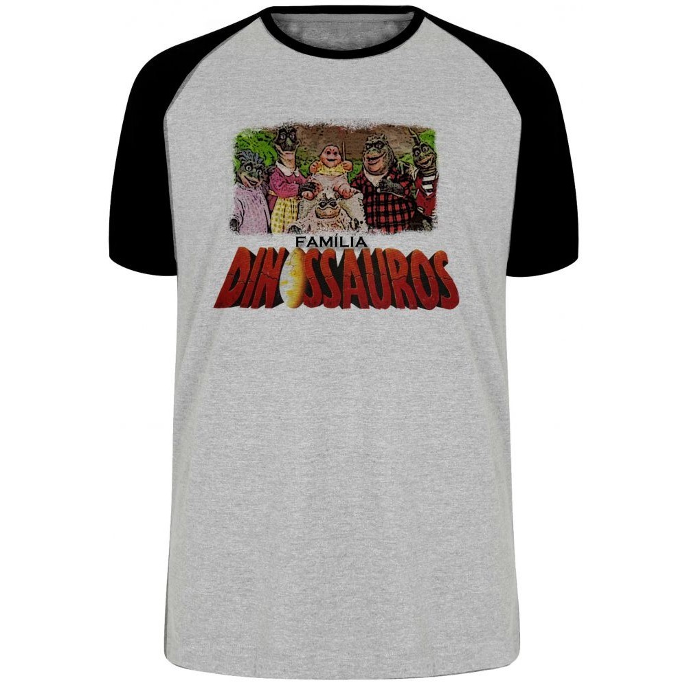 Camiseta Família Dinossauro  Blusa Plus Size extra grande adulto ou infantil