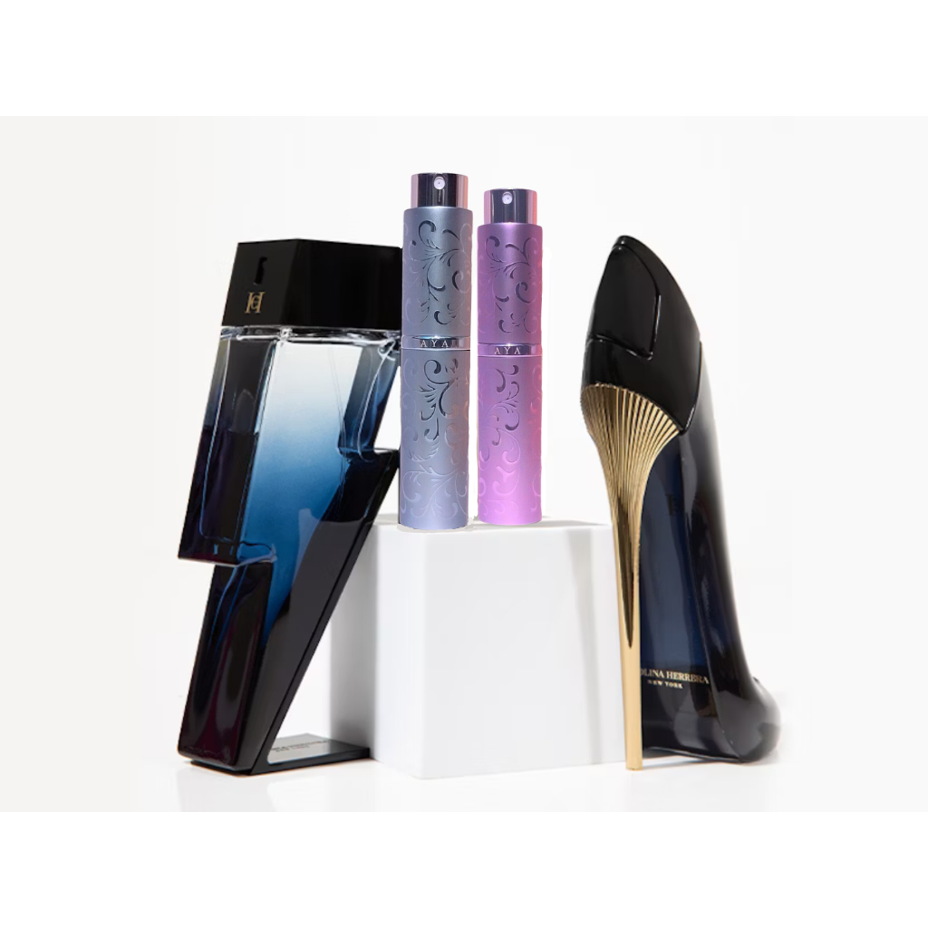 Porta-perfumes 10ml recarregável com design bonito, disponível em 5 cores estilosas (10cm x 2cm)