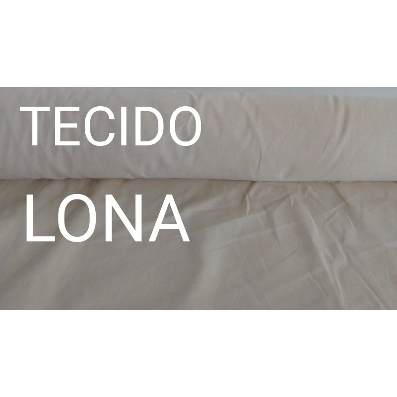 TECIDO LONA CRUA – 100% ALGODÃO – 1m x 1,62m
