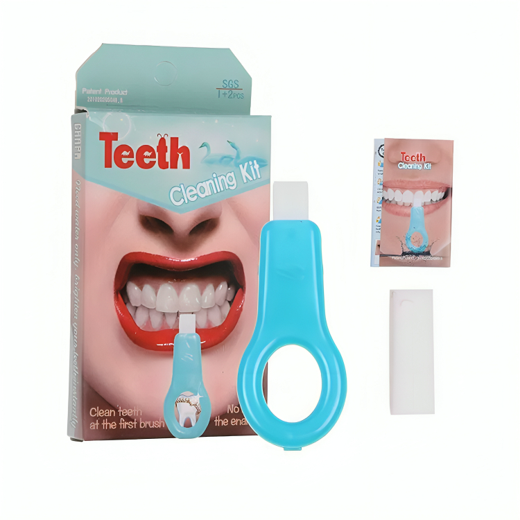 Kit Nano Escova de Limpeza Dentes Branqueamento De
