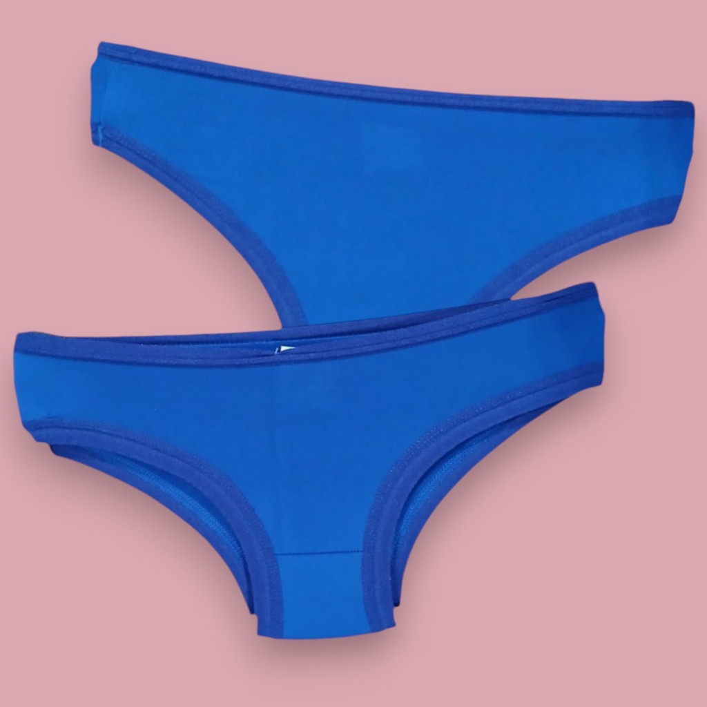 Kit 3 Calcinha Infantil Lisa Confortável Dia a Dia Lingerie Feminina Menina Moça Barata Respirável