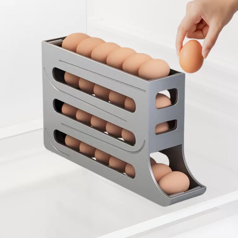Porta Ovos Deslizante Organizador Para Geladeira D
