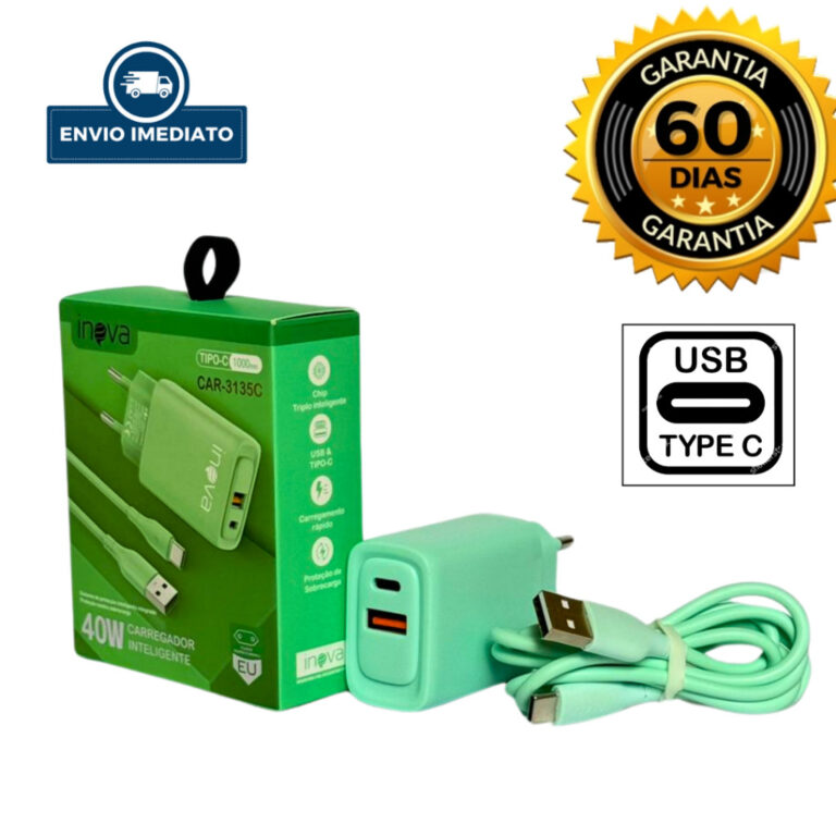 Carregador Inteligente Inova – Entrada USB T