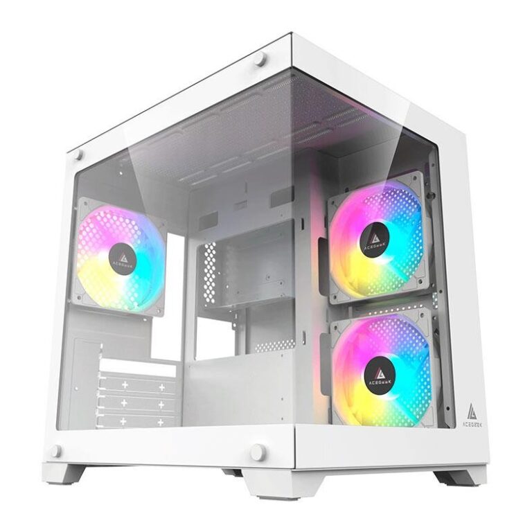 Gabinete Gamer Acegeek Gimli, Rainbow, Mid-Tower, 