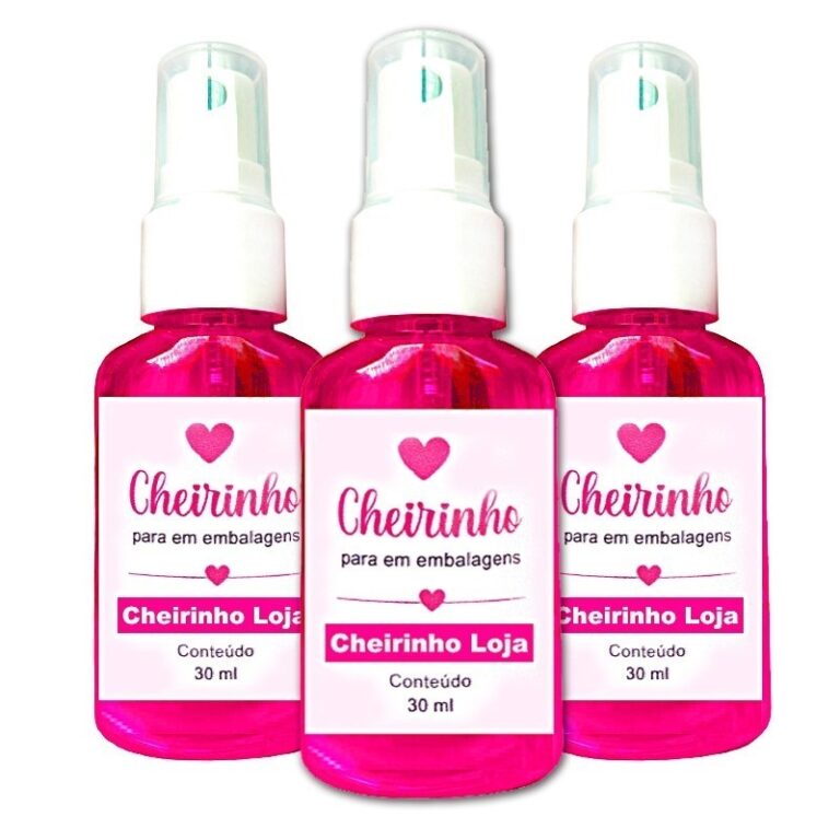 Kit 3 Cheirinho para Pacotes, Encomendas , Caixas,