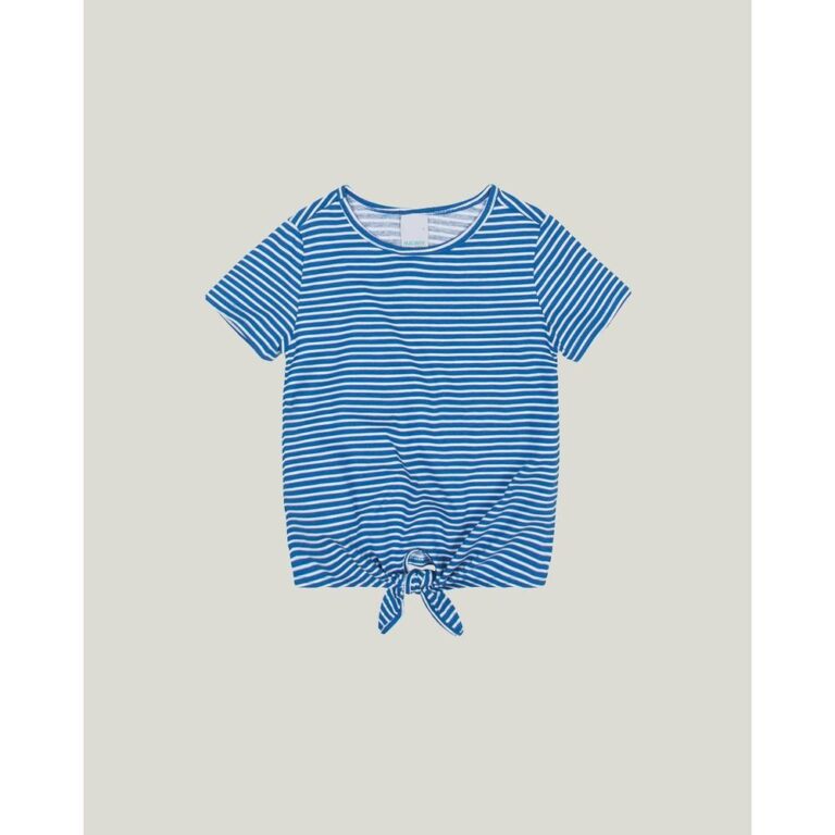 Blusa Listrada Meia Malha Menina Malwee Kids